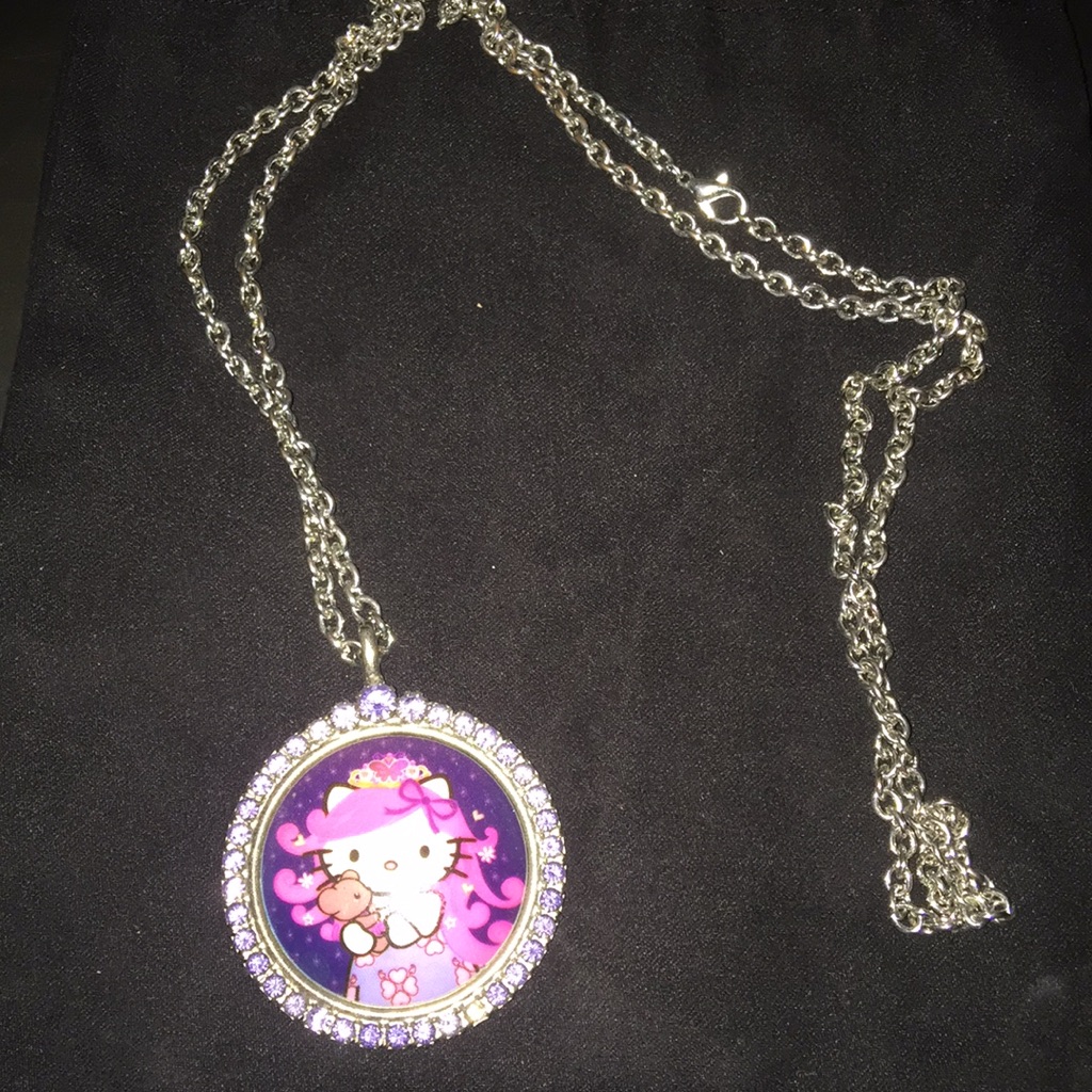 Tarina Tarantino Pink Head Hello Kitty Necklace 125$